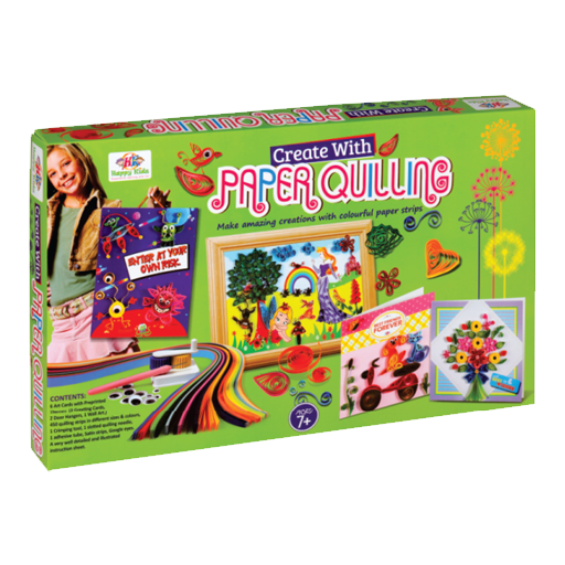 Happy Kidz Paper Quilling Craft Kit Toys
