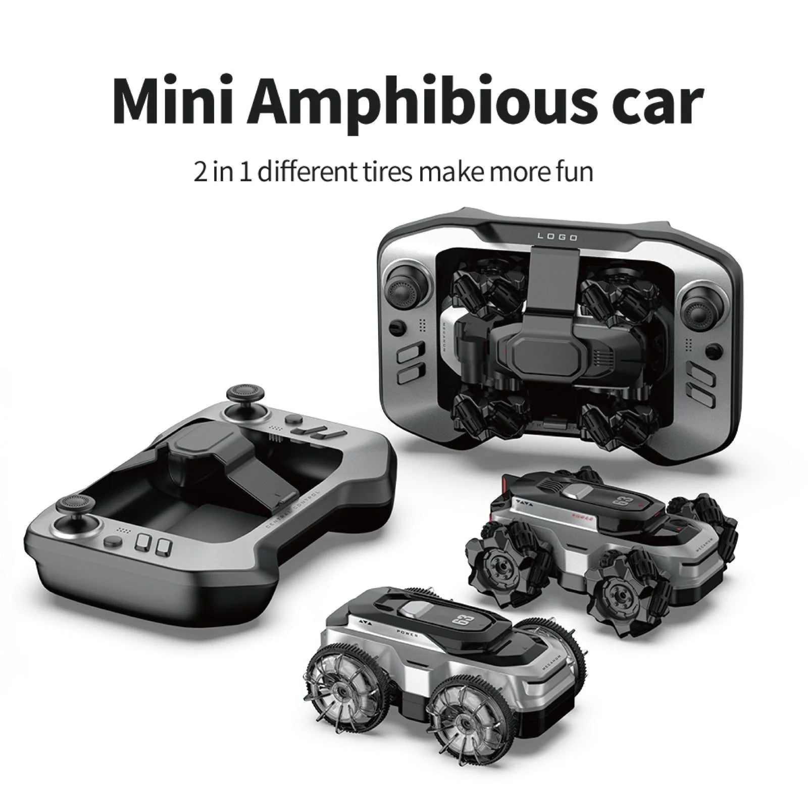 Mini Amphibious Stunt RC Car 2.4GHz | Water & Land 360° Flip Remote Control Car