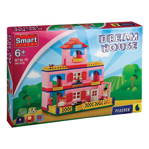Smart Blocks Dream House 135 Building Blocks Set
