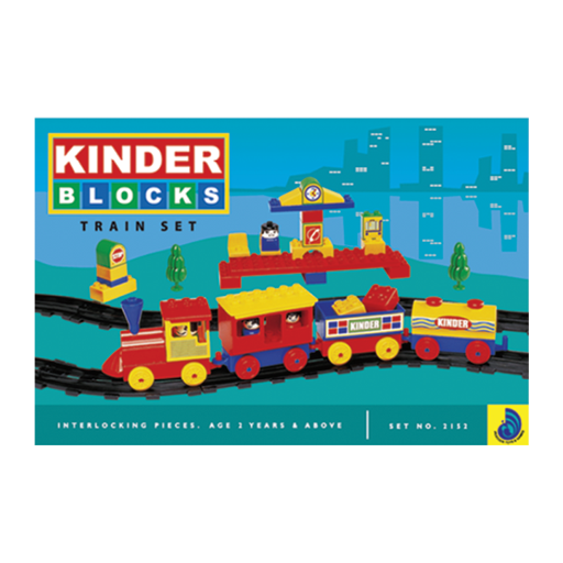 Kinder Blocks Senior Train Set (Multicolor)
