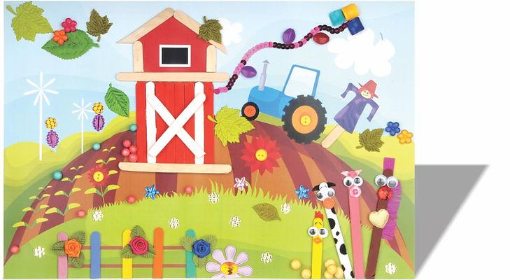 Kids Art Craft Toys Picture Crafting DIY Kit