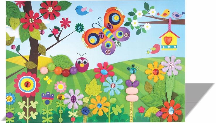 Kids Art Craft Toys Picture Crafting DIY Kit