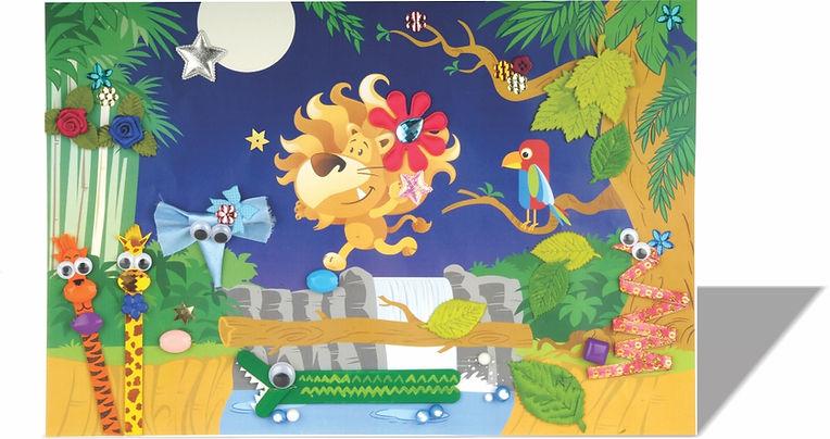 Kids Art Craft Toys Picture Crafting DIY Kit