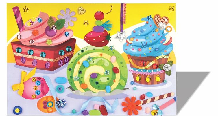 Kids Art Craft Toys Picture Crafting DIY Kit