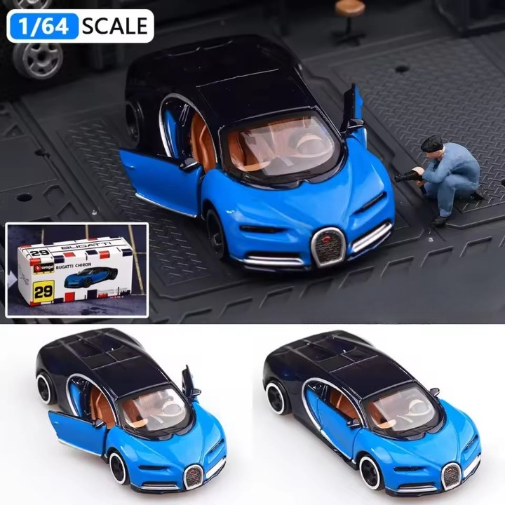 Bburago Bugatti Chiron - 1 : 64 Diecast Scale Model