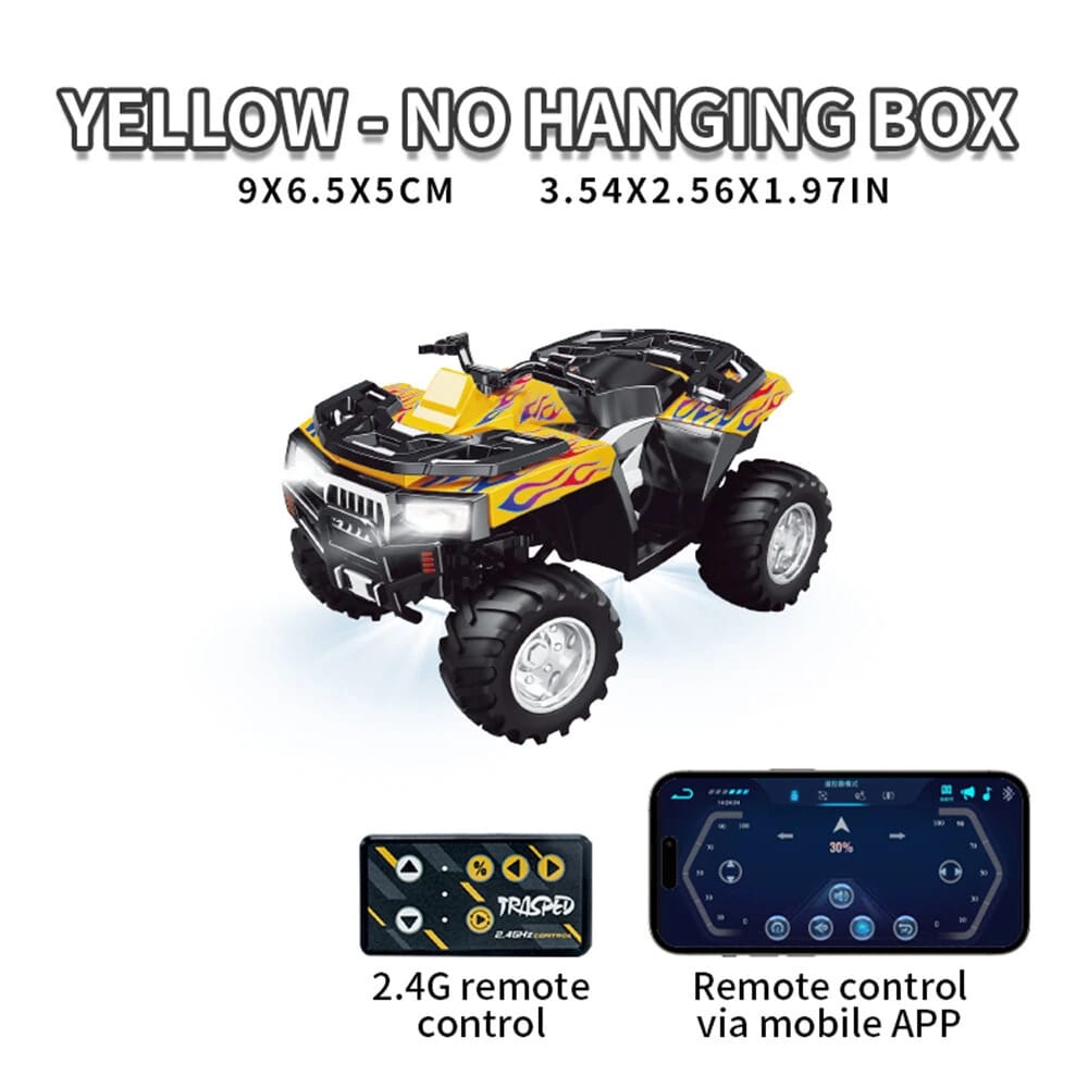 1/64 RC CARS THREE SPEEDS VEHICLES MODELS POCKET ATV TOY