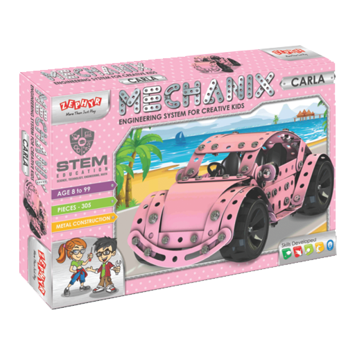 Mechanix Carla, STEM Toy, Construction Set (Multicolor)