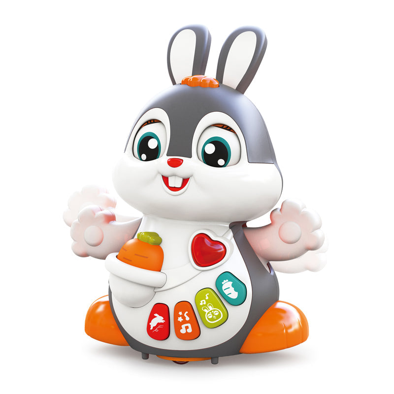 Dancing Bunnywith Music, Dancing, Flapping Ears, and Sound Effects