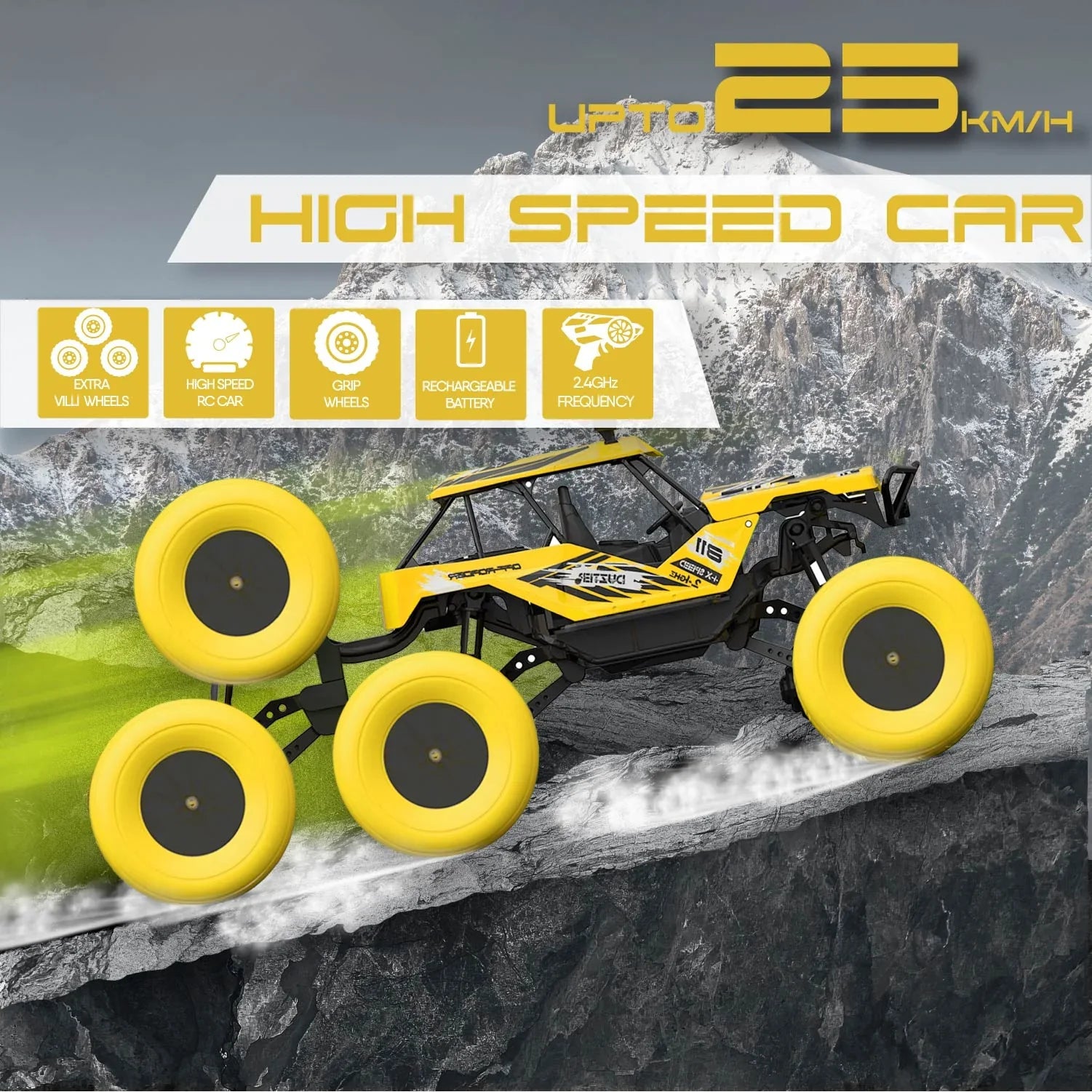 DUZTER - Villey 8.0 THE OFF ROADER (Yellow)