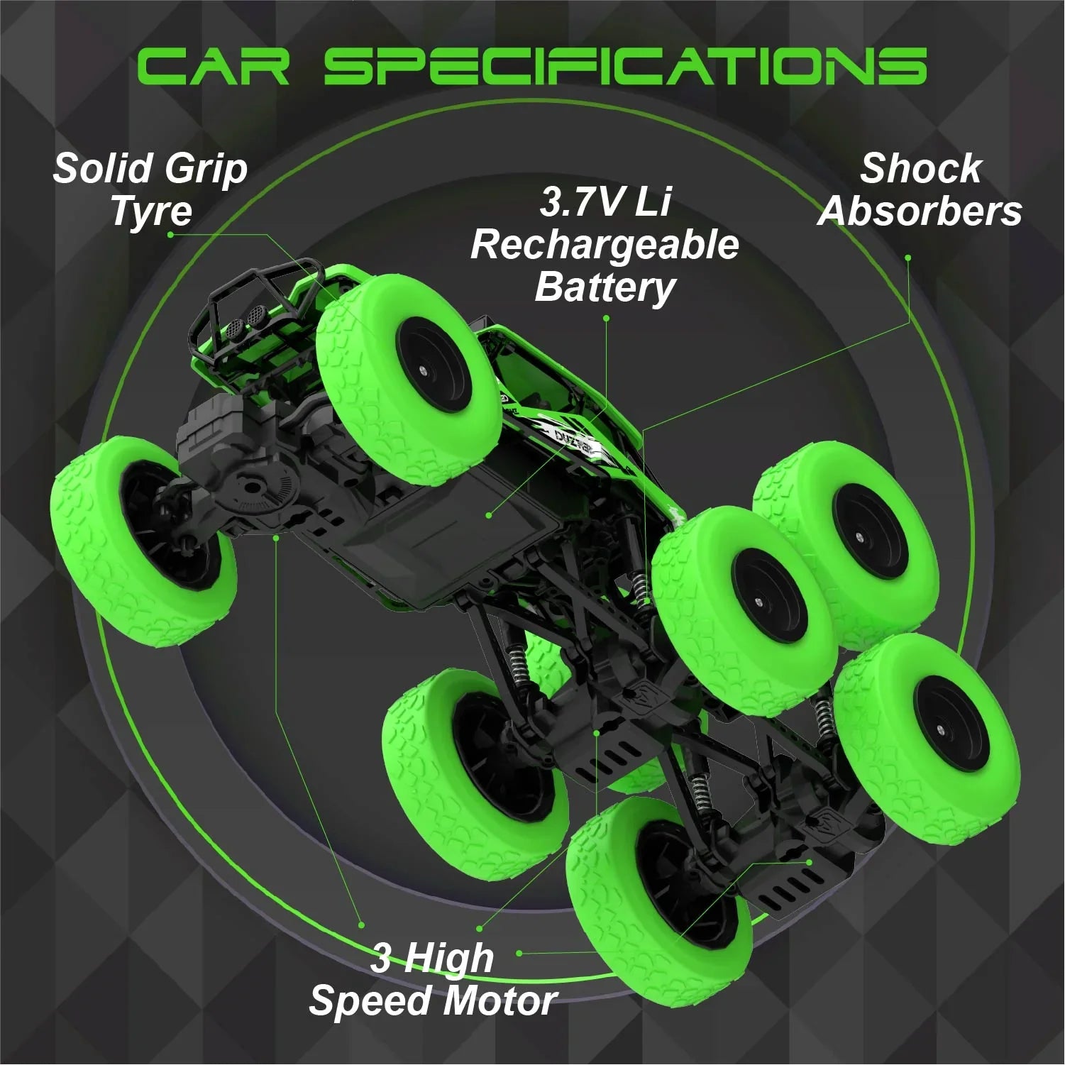 DUZTER - Villey 8.0 THE OFF ROADER  Green