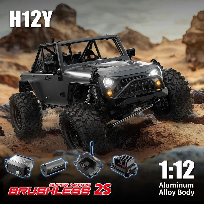 MJX Hyper Go H12Y 1:12 Brushless(Sensorless) RC 4WD Crawler India