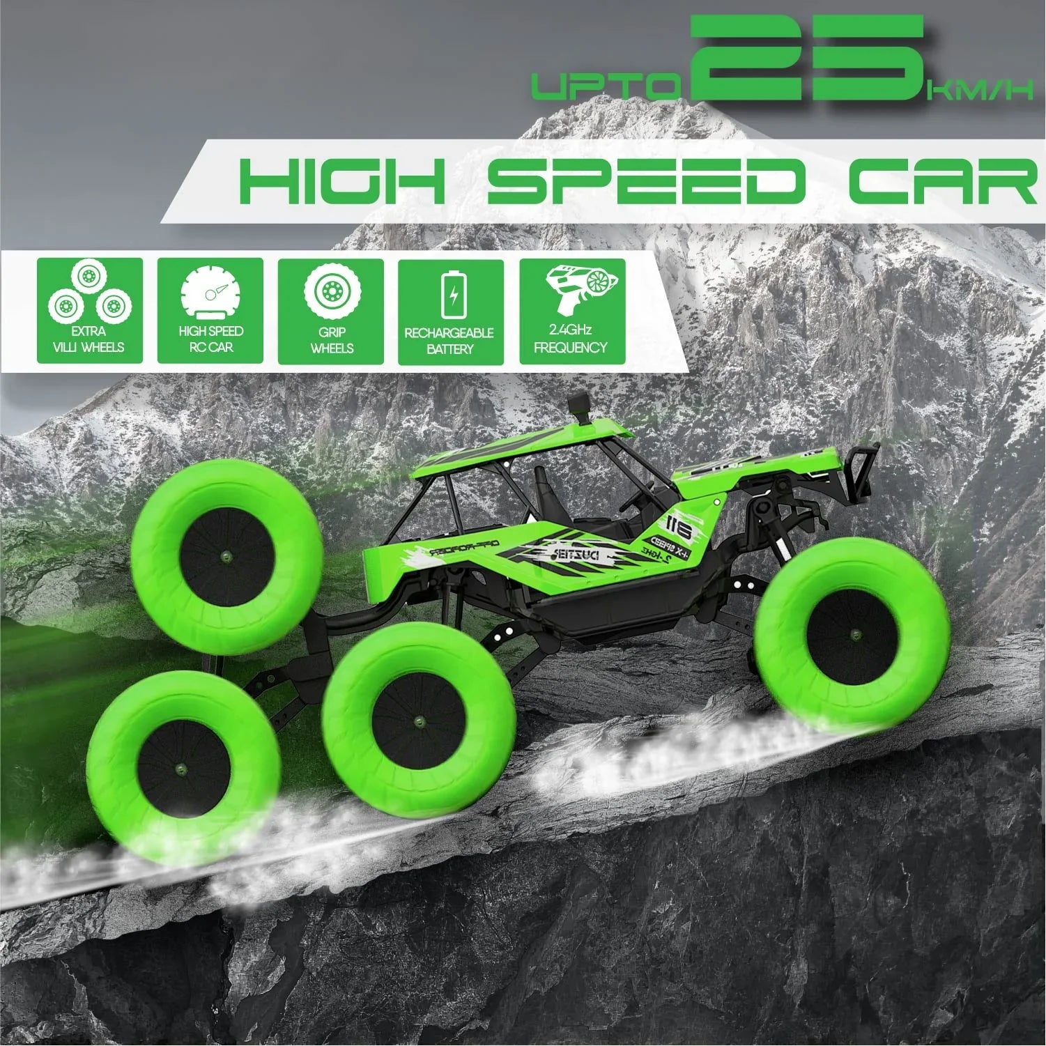 DUZTER - Villey 8.0 THE OFF ROADER  Green