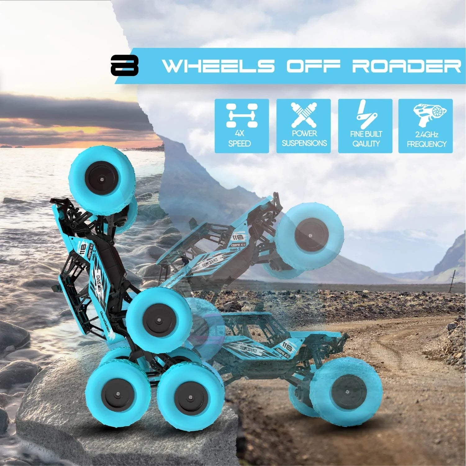 DUZTER - Villey 8.0 THE OFF ROADER - Blue